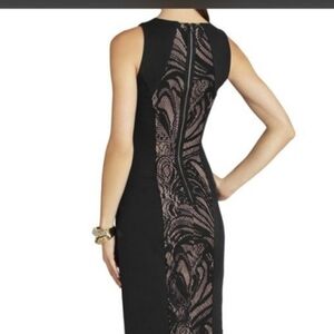 New York & Company Black Halter Bodycon Cocktail Dress